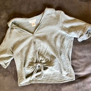 Button up tee
